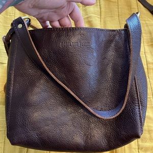 Portland Leather Coldbrew Triangle bag & matching tassel